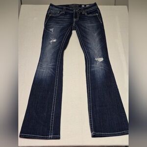 Miss Me Dark Blue Flare Jeans